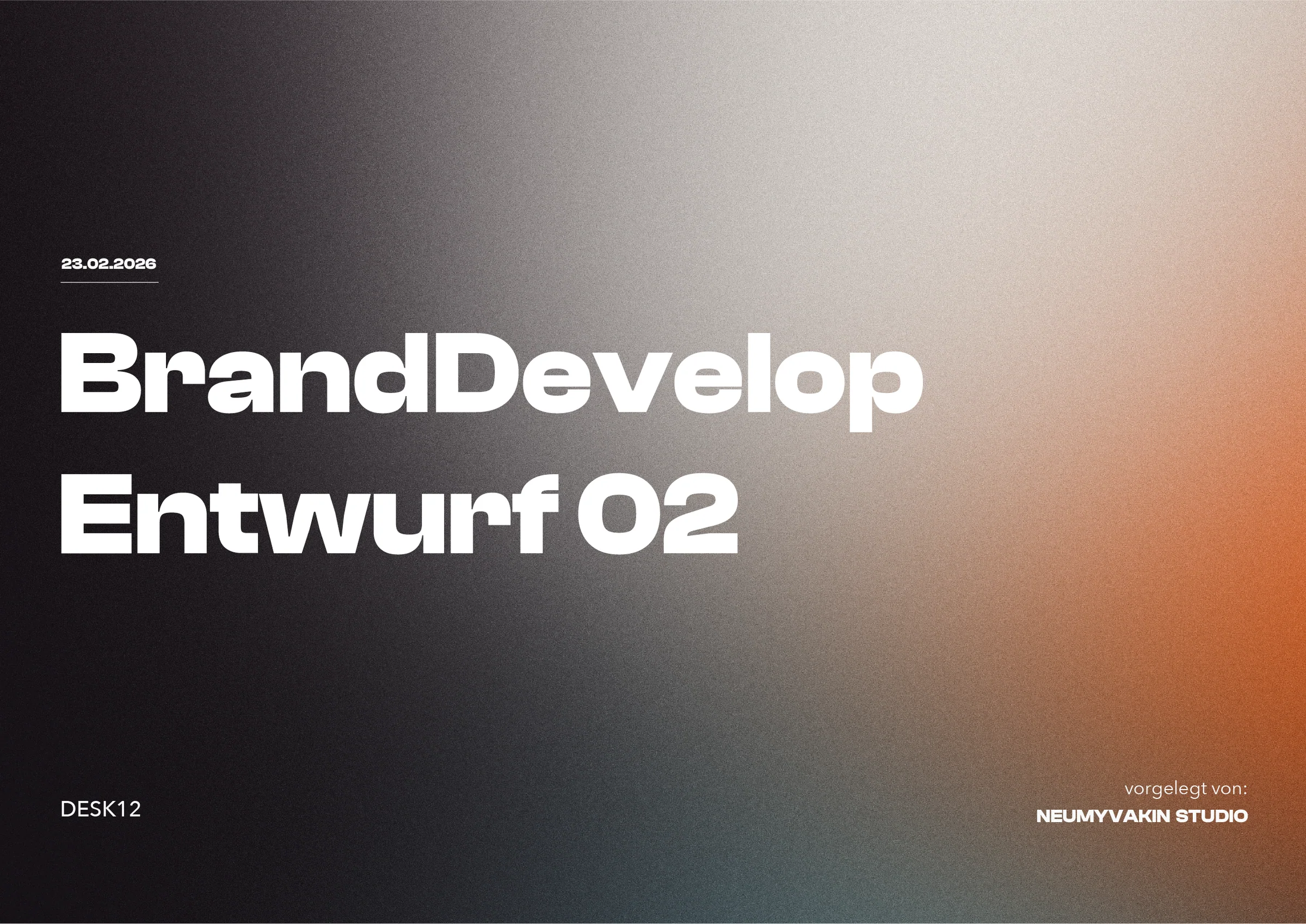 Entwicklung: Entwurf 02