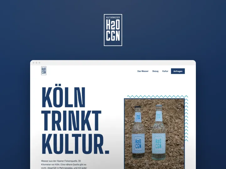 H2O CGN Kulturwasser: Übersicht
