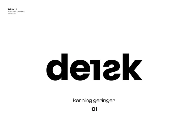 Finales Corporate Design: Wortmarke mit der 12 im Wort