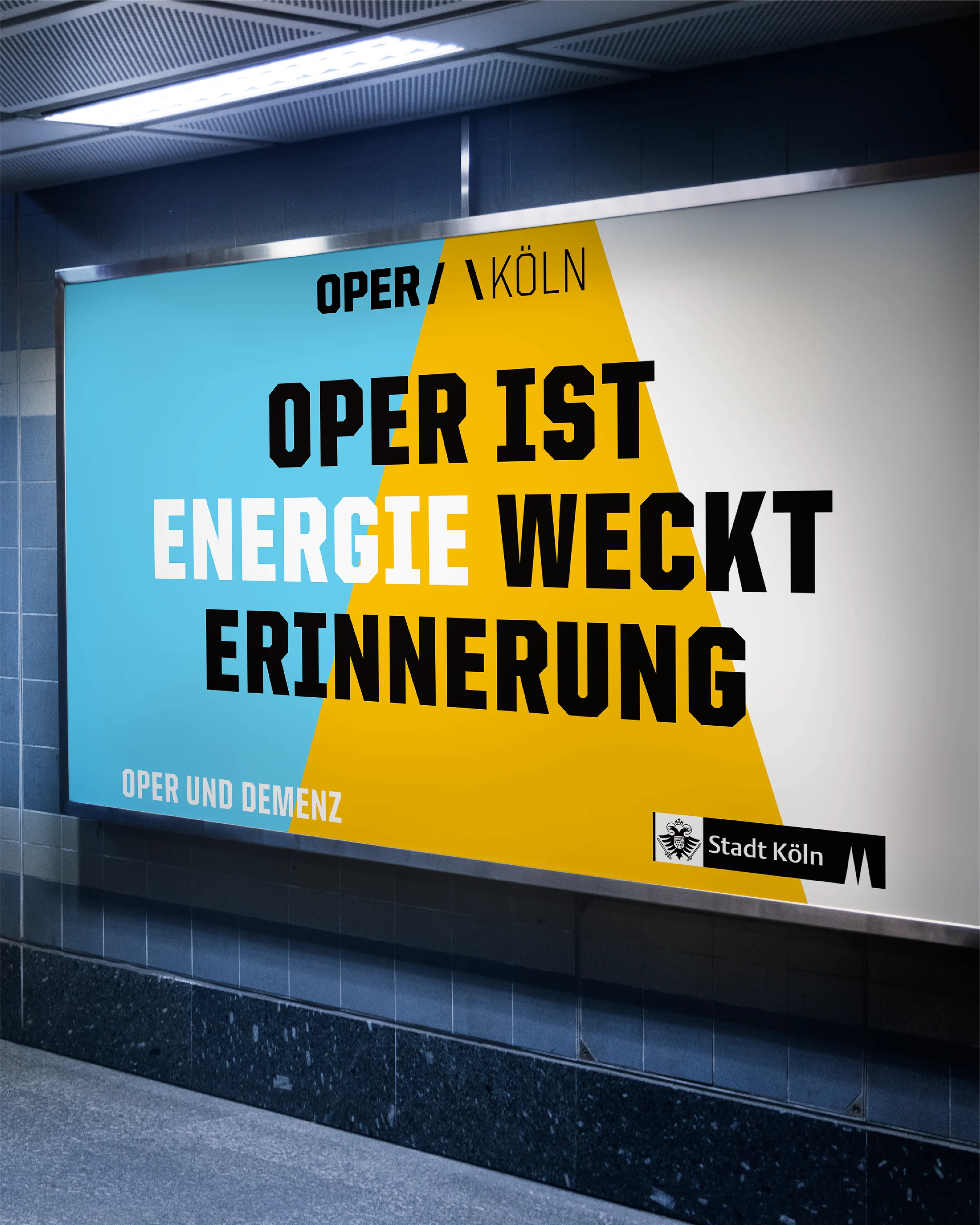 Motiv „Energie“ in der U-Bahn