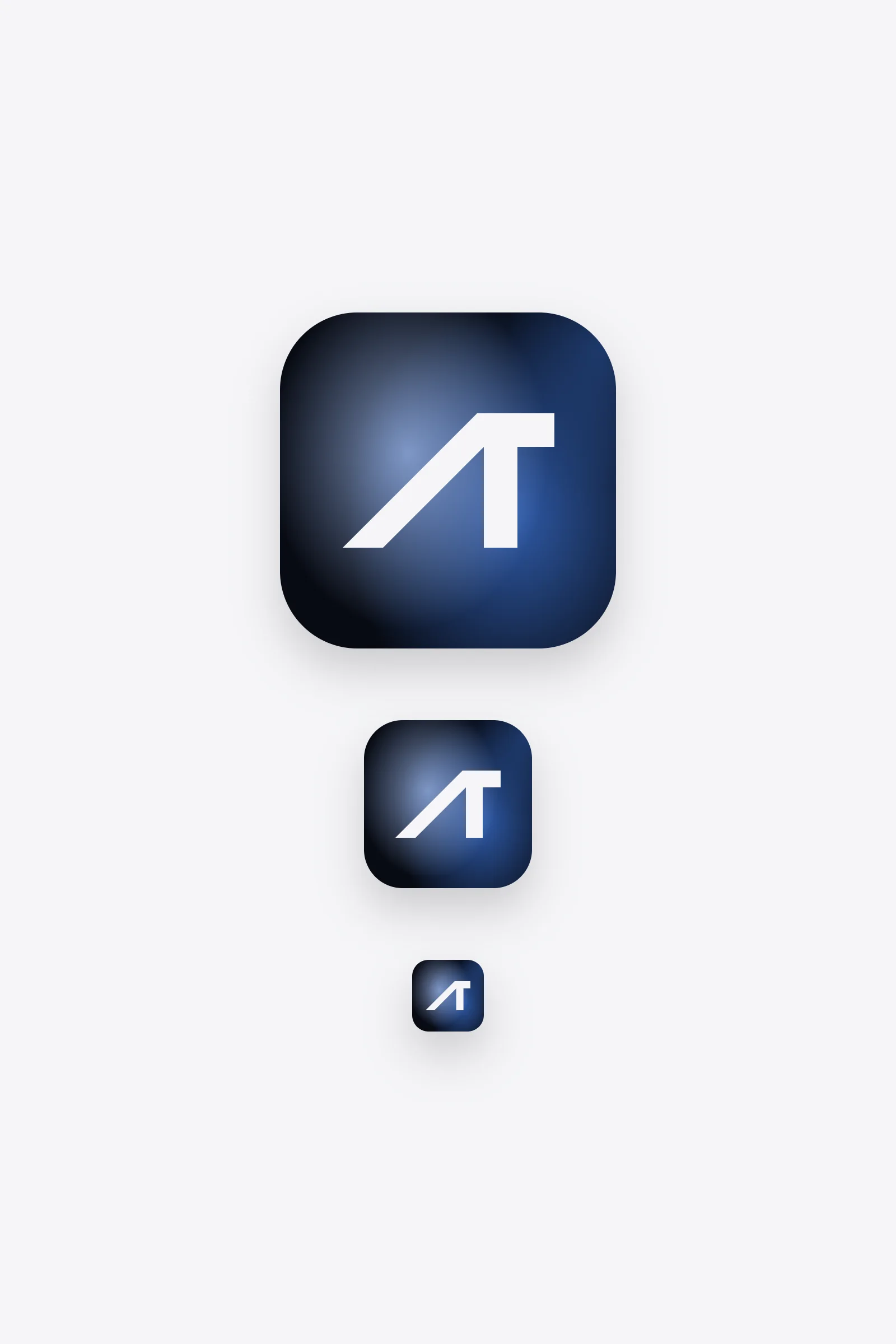 App-Symbol und Favicon in drei Größen